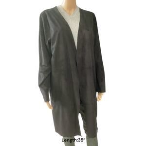 Minimum Faux Suede Jacket size 40 black